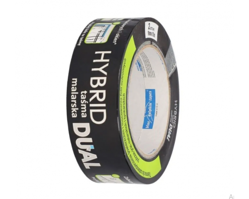 Двухсторонняя малярная лента - Blue Dolphin Hybrid Dual Tape, размер 19x25x2м, Польша