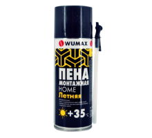 Пена монтажная Wumax Home летняя, с трубкой, 300 мл.