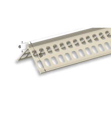 Евроугол штукатурный ИДЕАЛ Ш У6 , 6мм, 40*40мм, 3м.