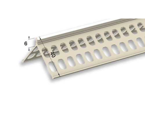 Евроугол штукатурный ИДЕАЛ Ш У6 , 6мм, 40*40мм, 3м.