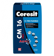 Эластичный клeй для плитки CERESIT CM 16 PRO, 20 кг
