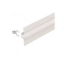 Профиль пазовый 1714, с пазом 12,7 мм, ПВХ длинна 3,05м белый. РФ 