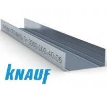 Профиль для гипсокартона KNAUF направляющий UW 100/40, толщ. 0,6мм, 3 метра
