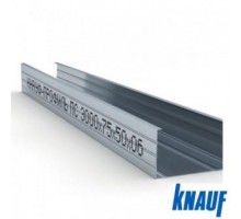 Профиль для гипсокартона KNAUF стоечный CW 75/50, толщ. 0,6мм, 3 метра