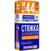 Состав цементный для стяжек "Тайфун Мастер" №44 PLUS, М350, 25 кг
