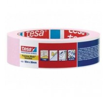 TESA №4333, 50м*30мм, Малярная лента розовая для деликатных поверхностей.