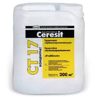 Грунтовка Ceresit CT17 (желтый), концентрат 10 литров